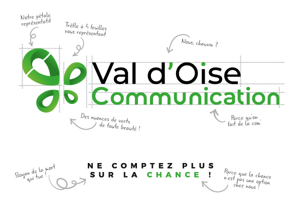 Explication nouveau logo agence Val d'Oise Communication