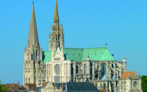 La cathédrale de Chartres dans l'Eure-de-Loir