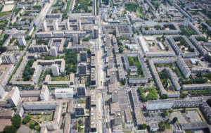 Sarcelles vue de ciel