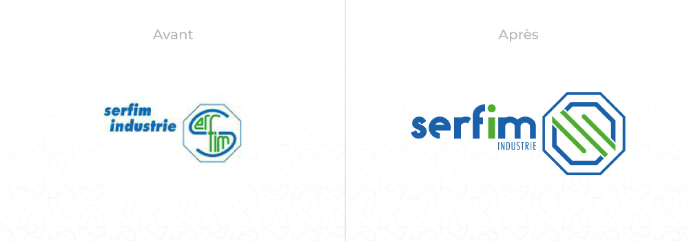 L'évolution des logos Serfim